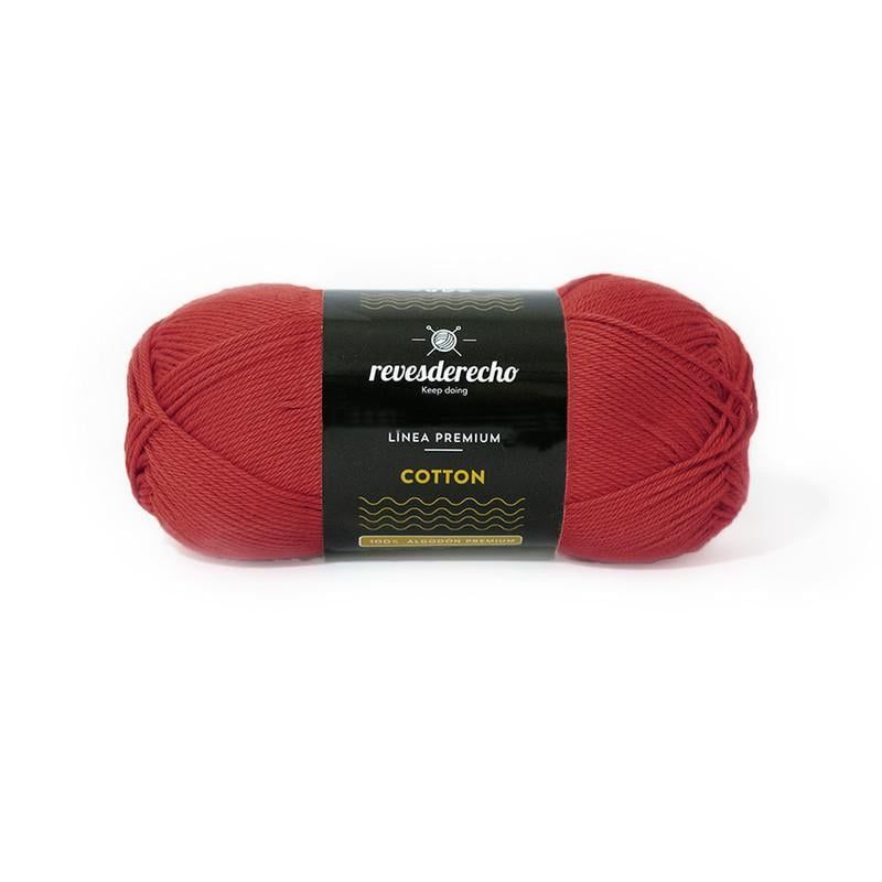 REVESDERECHO - Algodon Cotton 100grs - Rojo Italiano 0003