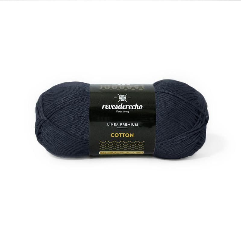 REVESDERECHO - Algodon Cotton 100grs - Azul Marino 0004