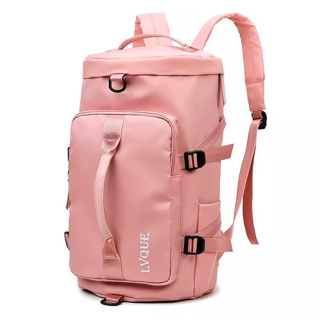 ZHIO - Mochila Deportiva Impermeable Bolso de Viaje Gran Capacidad 35lt Rosa