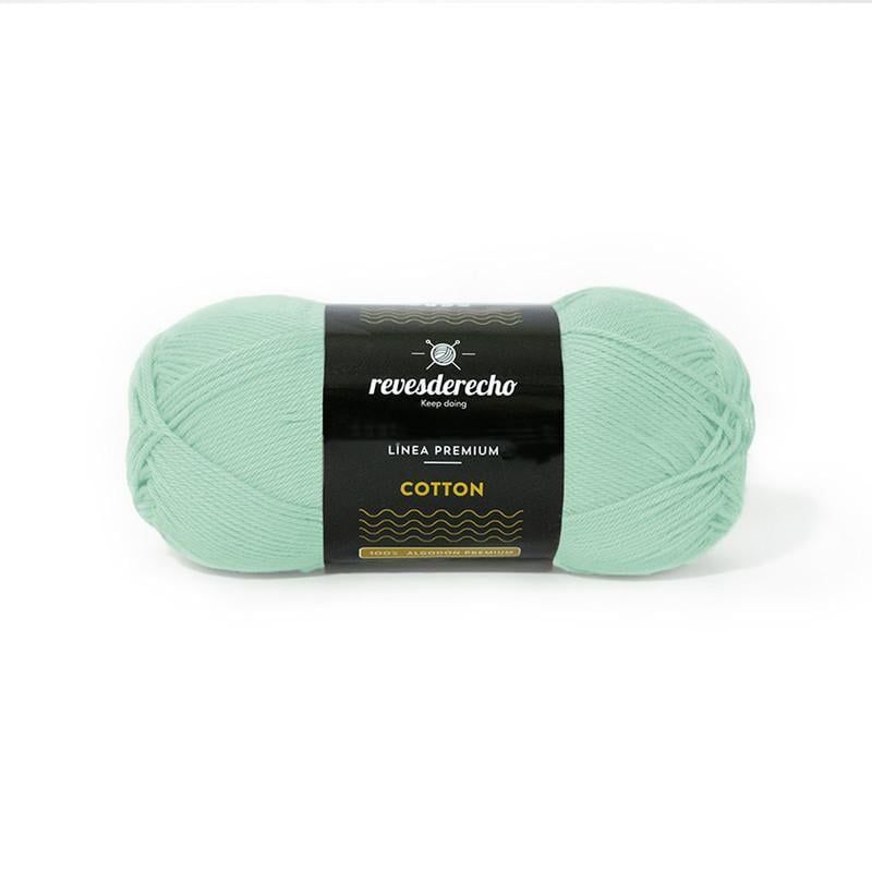 REVESDERECHO - Algodon Cotton 100grs - Verde Agua 0014