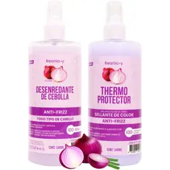 GENERICO - Spray Desenredante Protector Térmico Kit De Cebolla Capilar 340ml
