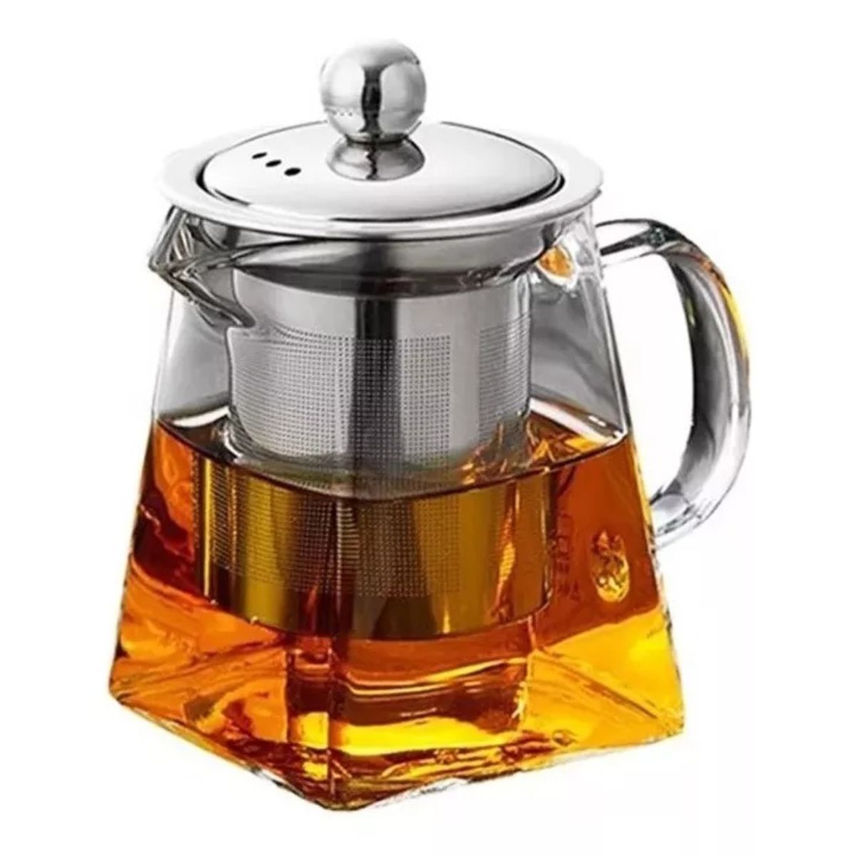 GENERICO - Tetera Infusora De Vidrio 750ml Fuego