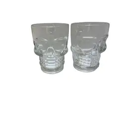 GENERICO - Set de 2 vasos shoperos calavera