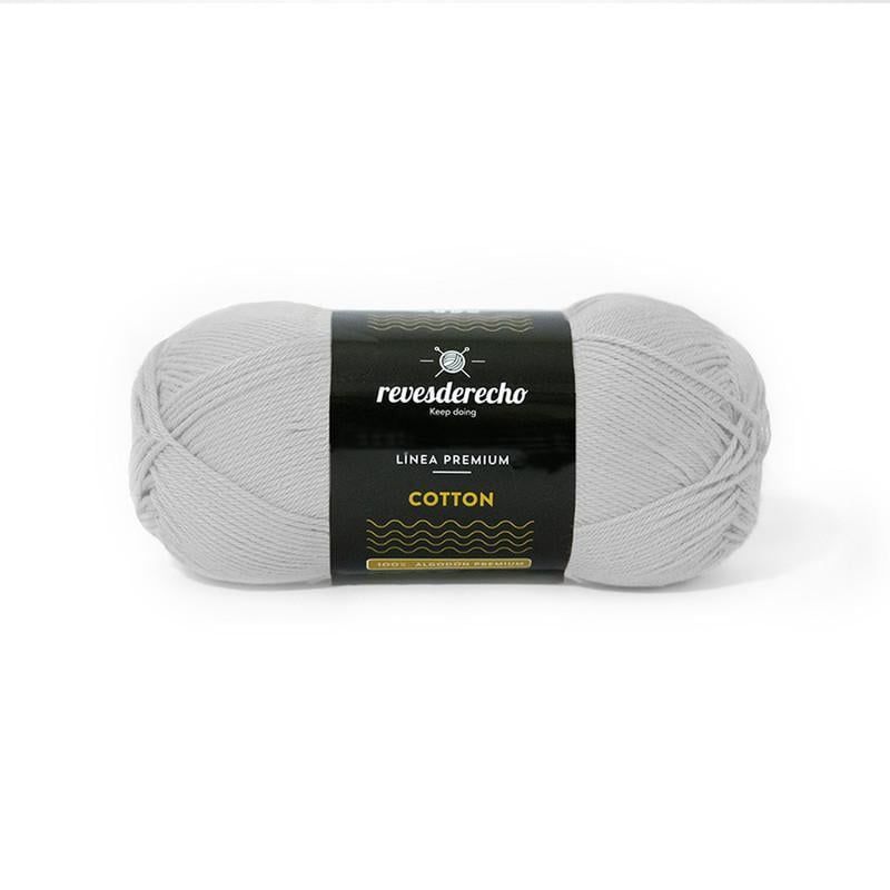 REVESDERECHO - Algodon Cotton 100grs - Gris Perla 0018