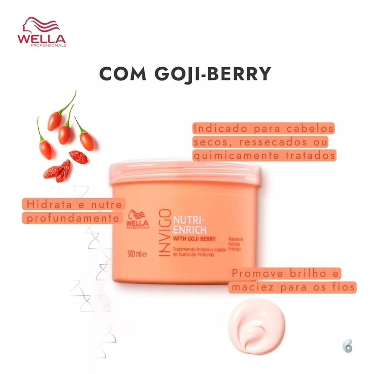 WELLA - Máscara Invigo Nutri Enrich 500 Ml Wella Reparación Profunda