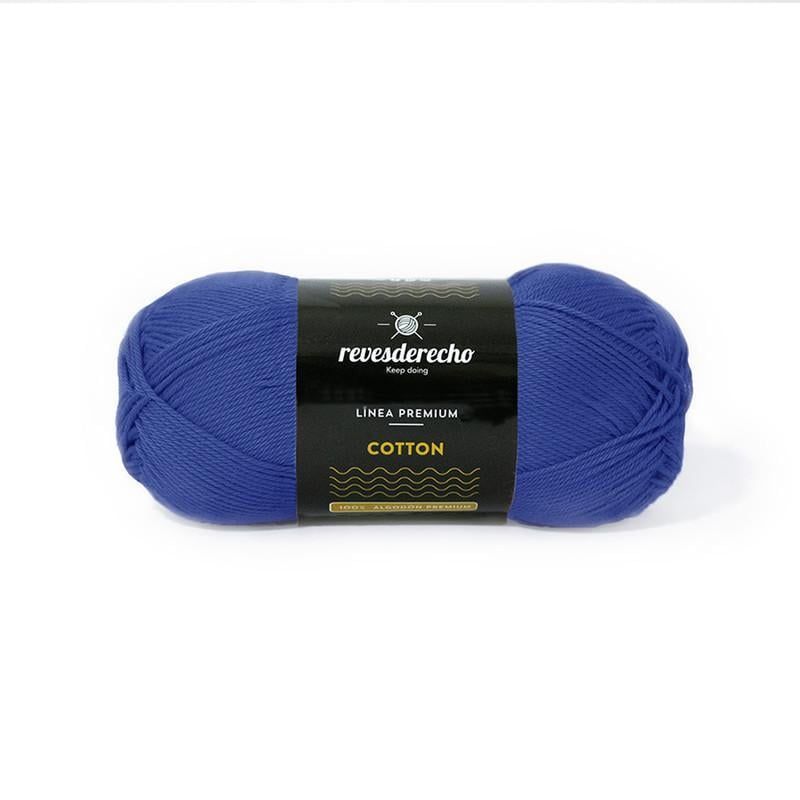REVESDERECHO - Algodon Cotton 100grs - Azul Rey 0027