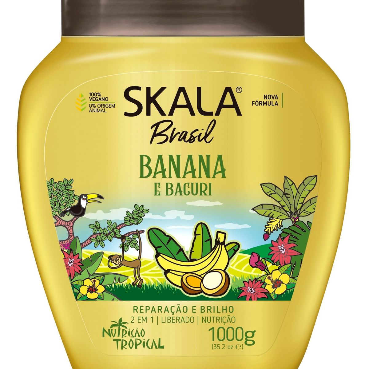 SKALA - Mascara Banana Y Bacuri 2en1 1kg Skala Brasil