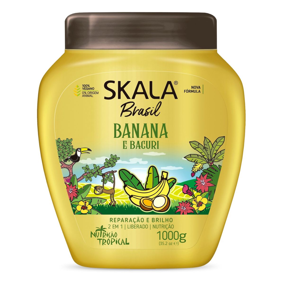 SKALA - Mascara Banana Y Bacuri 2en1 1kg Skala Brasil