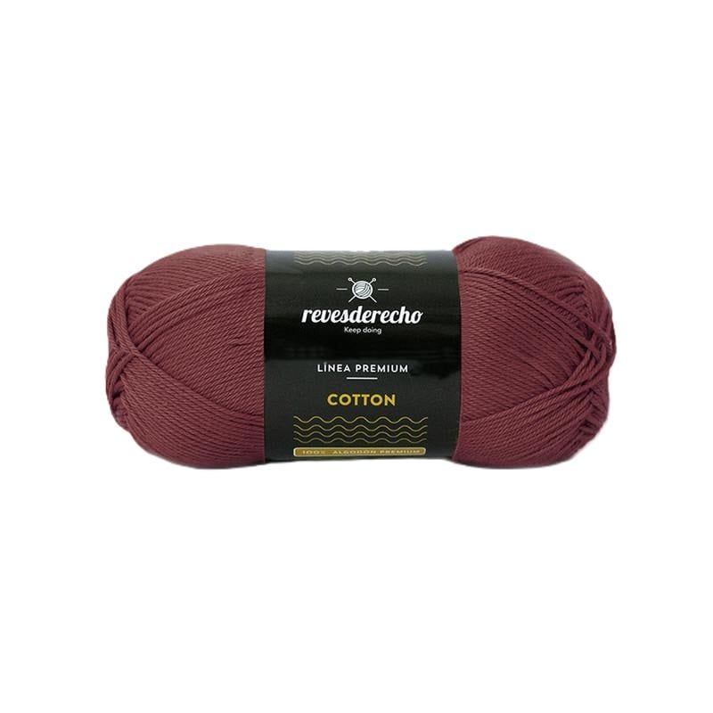 REVESDERECHO - Algodon Cotton 100grs - Burdeo 0083