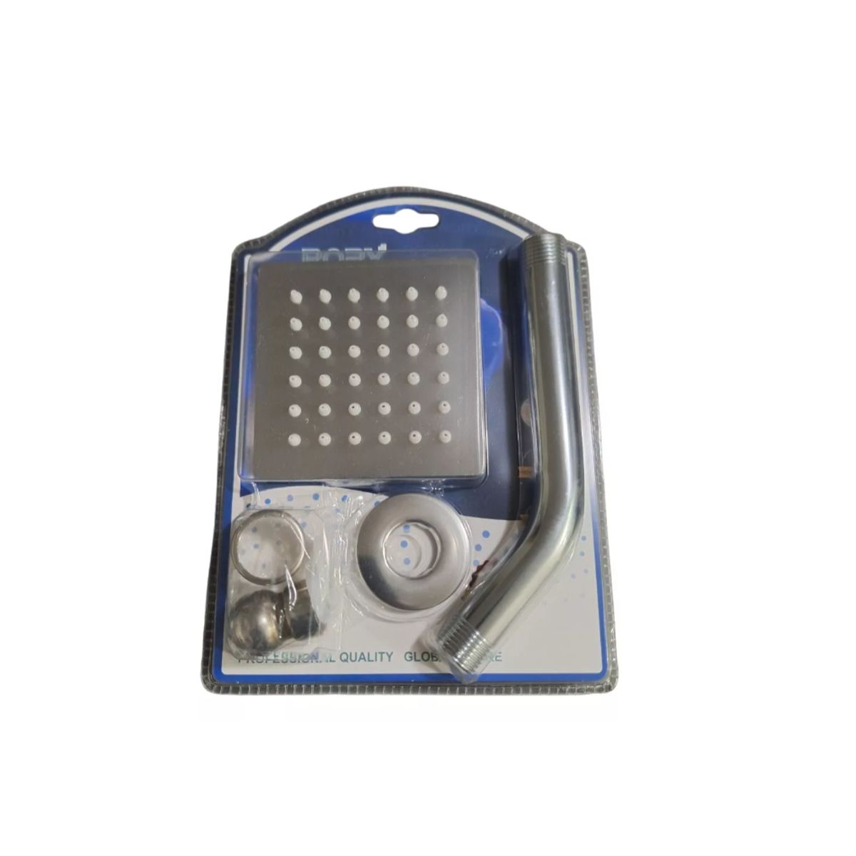 GENERICO - Ducha Plato Cuadrada Fija Al Muro Moderna Medida 10x10