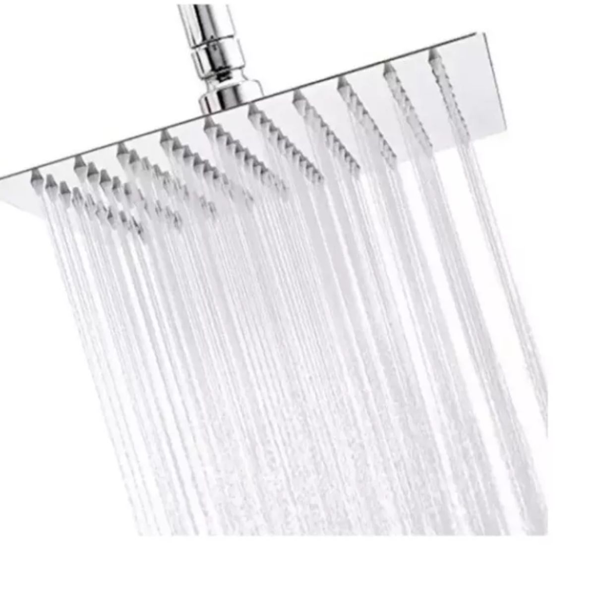 GENERICO - Ducha Plato Cuadrada Fija Al Muro Moderna Medida 10x10