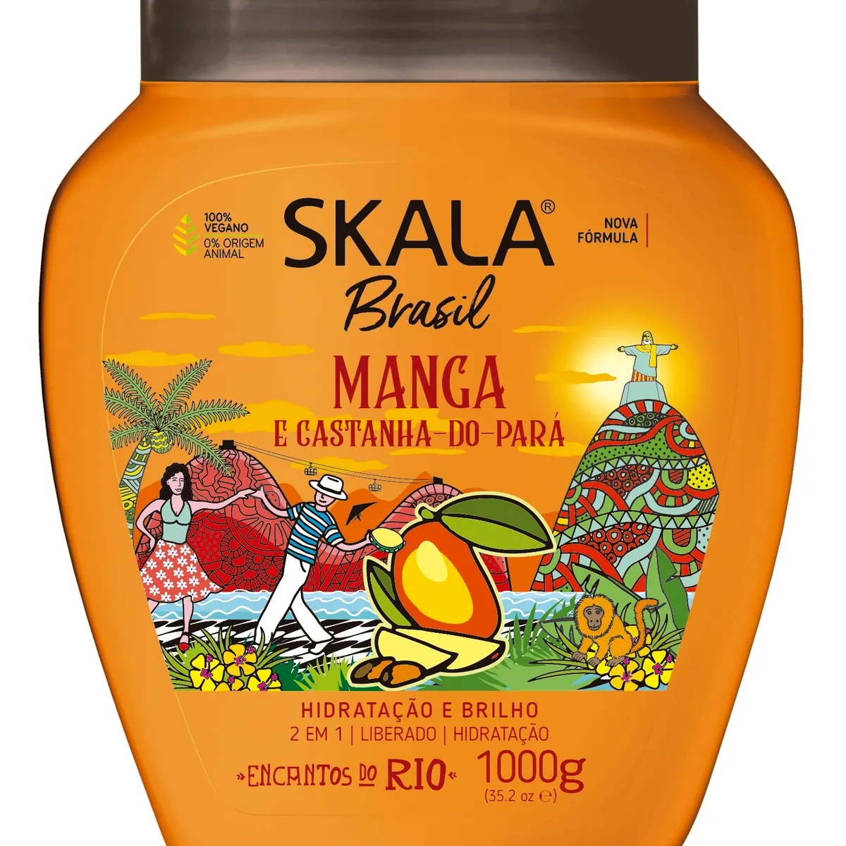 SKALA - Mascara Mango Y Castañas 2en1 1kg Skala Brasil.-