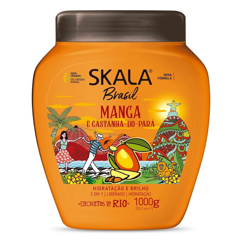 SKALA - Mascara Mango Y Castañas 2en1 1kg Skala Brasil.-