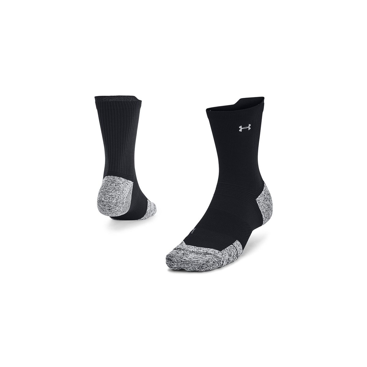 UNDER ARMOUR - Calcetines mid unisex ArmourDry Run Negro UNDER ARMOUR