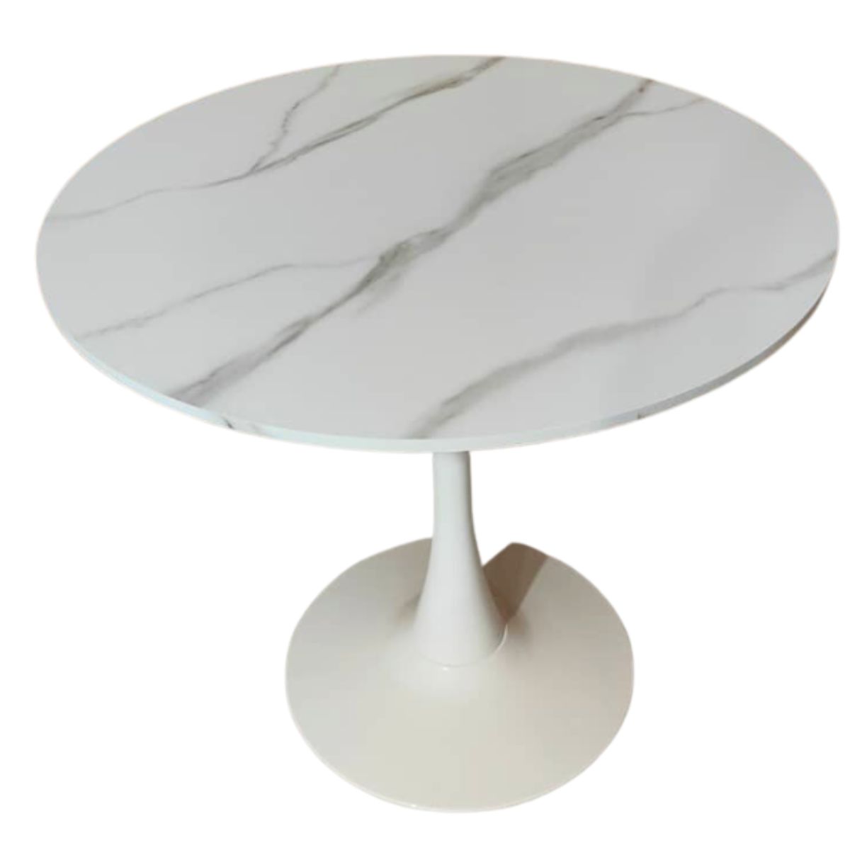 GENERICO - Mesa Redonda Tulip 80 Diametro blanca Cuarzo