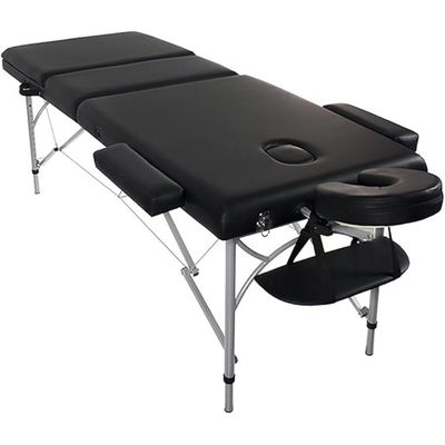 Imagen 2 del producto Camilla De Masajes Plegable 3 Cuerpos Negra Deluxe