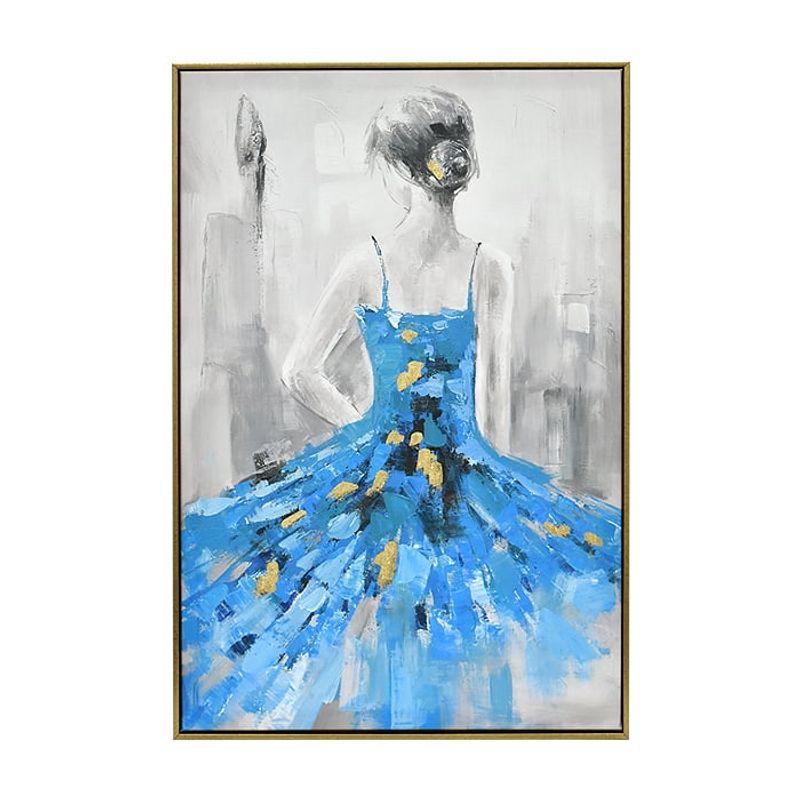 MSA MUEBLES SANTA ANA - Cuadro Bailarina de Celeste 60×90