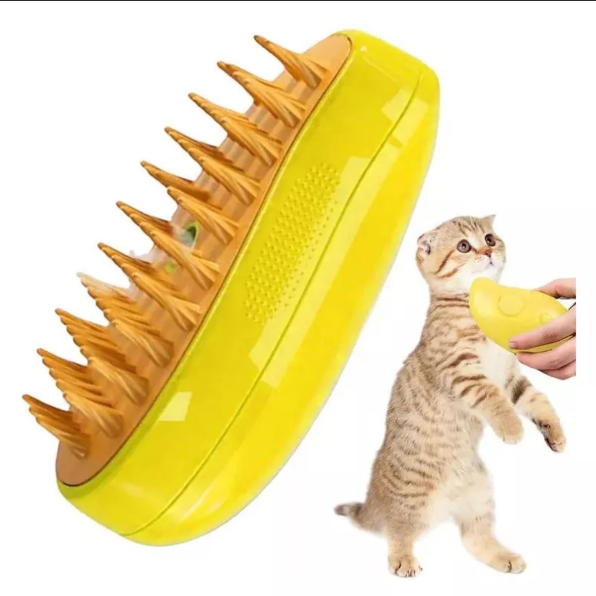 GENERICO - Cepillo De Vapor Vaporizado 3 En 1 Para Gatos