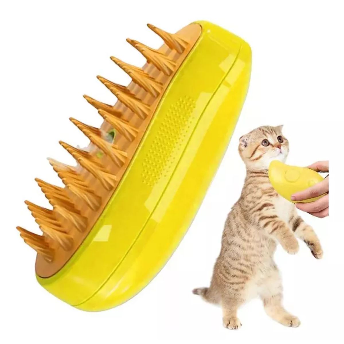 GENERICO - Cepillo De Vapor Vaporizado 3 En 1 Para Gatos