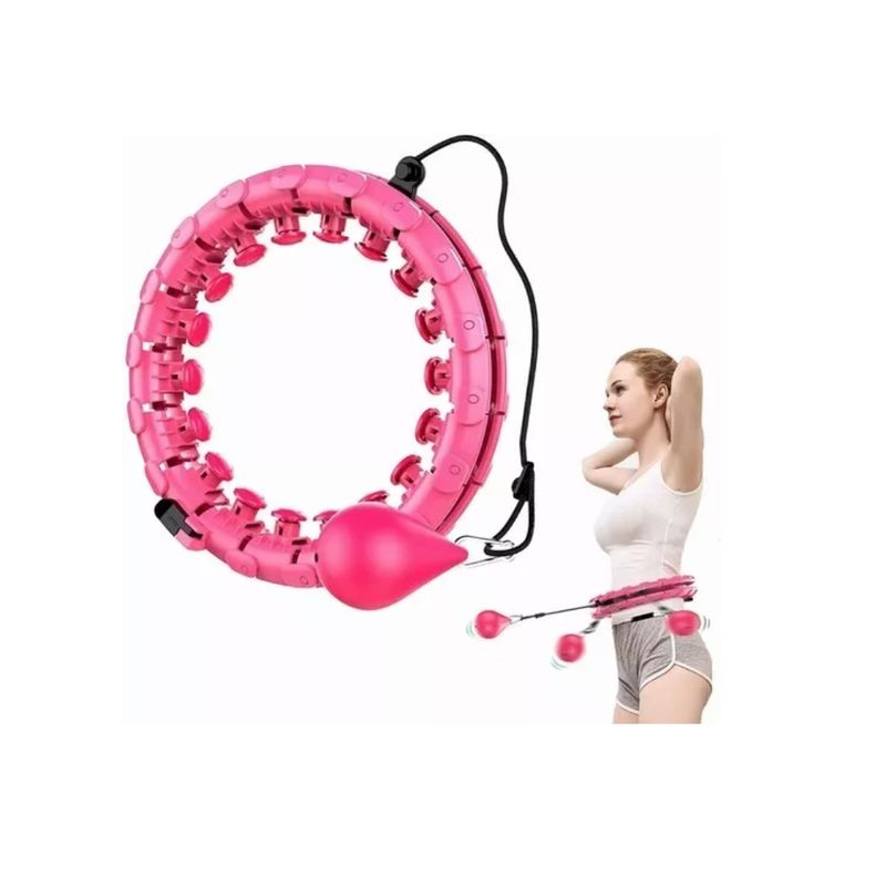 GENERICO - Aro Smart Hula Hoop Cresorte Masajeador Ajustable 120cm