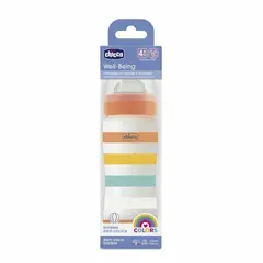 CHICCO - Mamadera Well Being 330 ml 4 m+