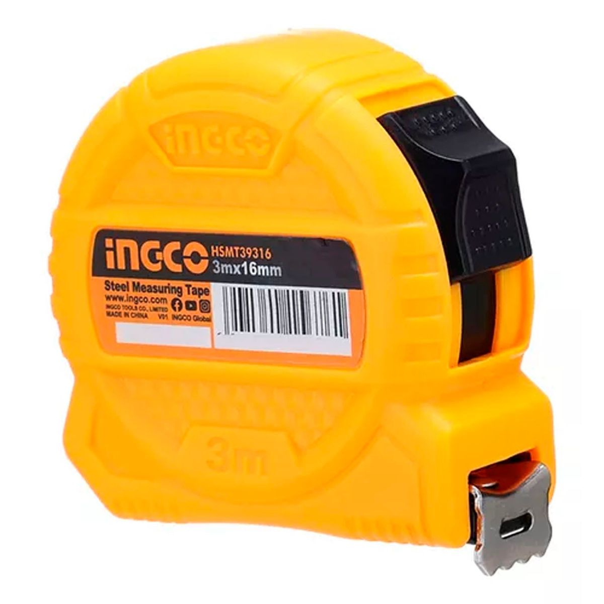 INGCO - Cinta Huincha De Medir Metrica De Acero 3m Ingco Hsmt39316