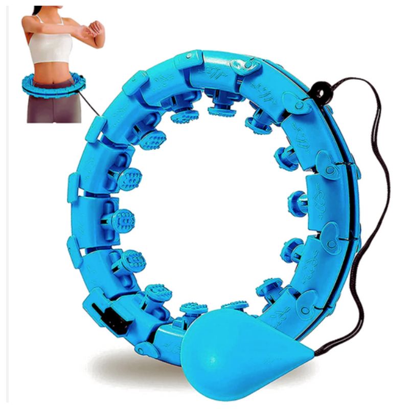 GENERICO - Aro Smart Hula Hoop Ajustable Hasta 120cm Colores