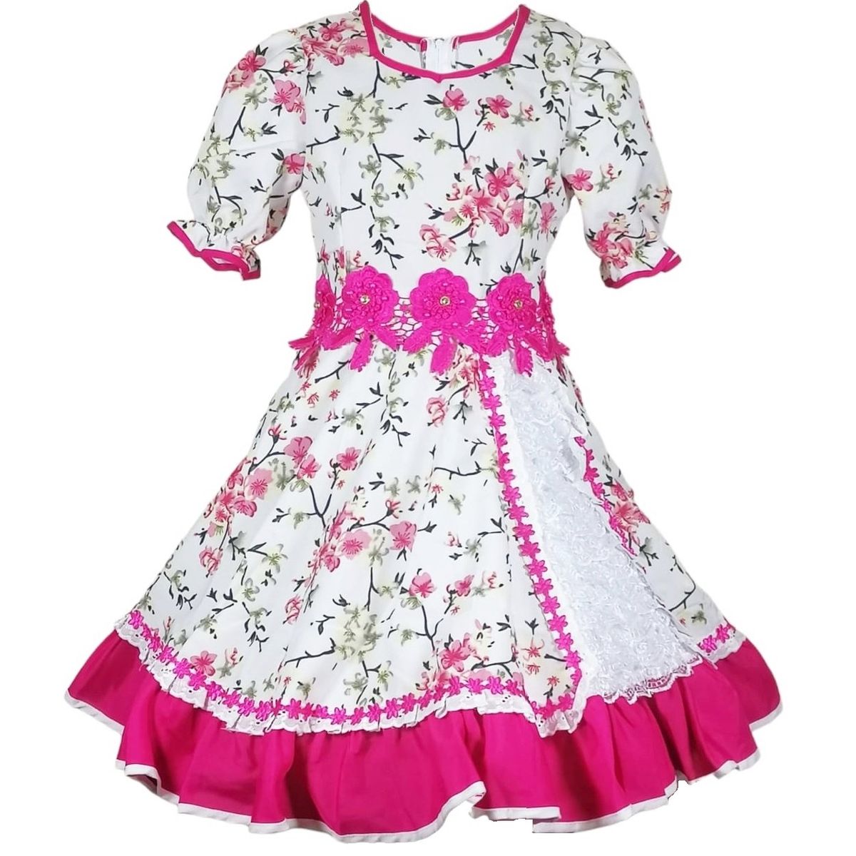 GENERICO - Vestido Niña Huasa Chinita Fiestas Patrias Talla 4 AL10 C21