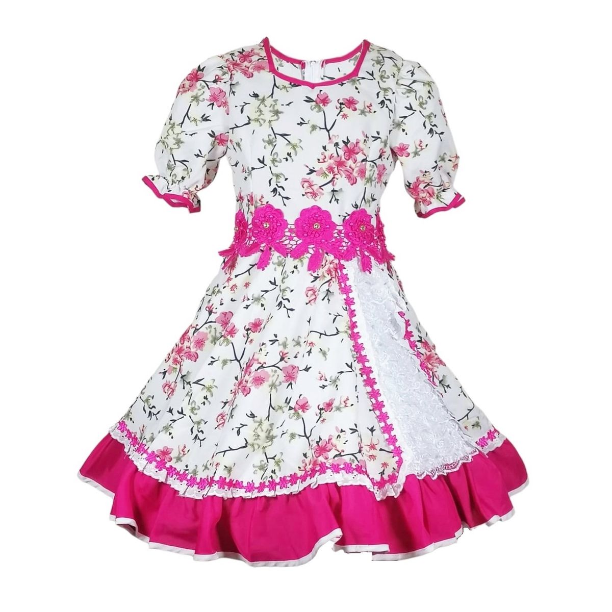 GENERICO - Vestido Niña Huasa Chinita Fiestas Patrias Talla 4 AL10 C21