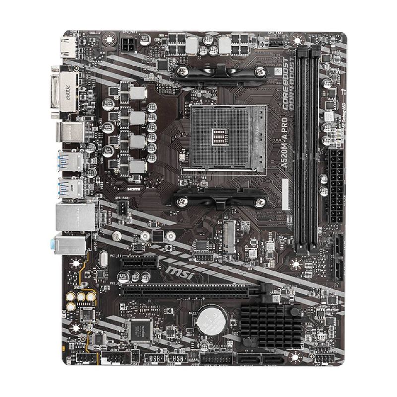 MSI - Placa Madre MSI A520M-A PRO Socket AM4 DDR4