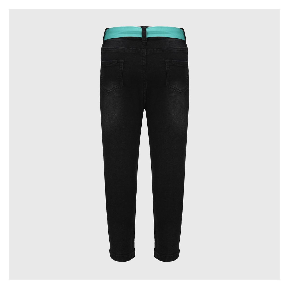 FASHION'S PARK - Jeans Niña Básico Negro Fashion's Park