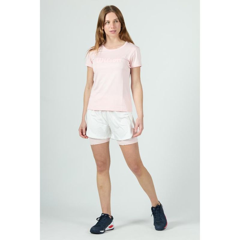 WILSON - Short Mujer Solid  Blanca Wilson