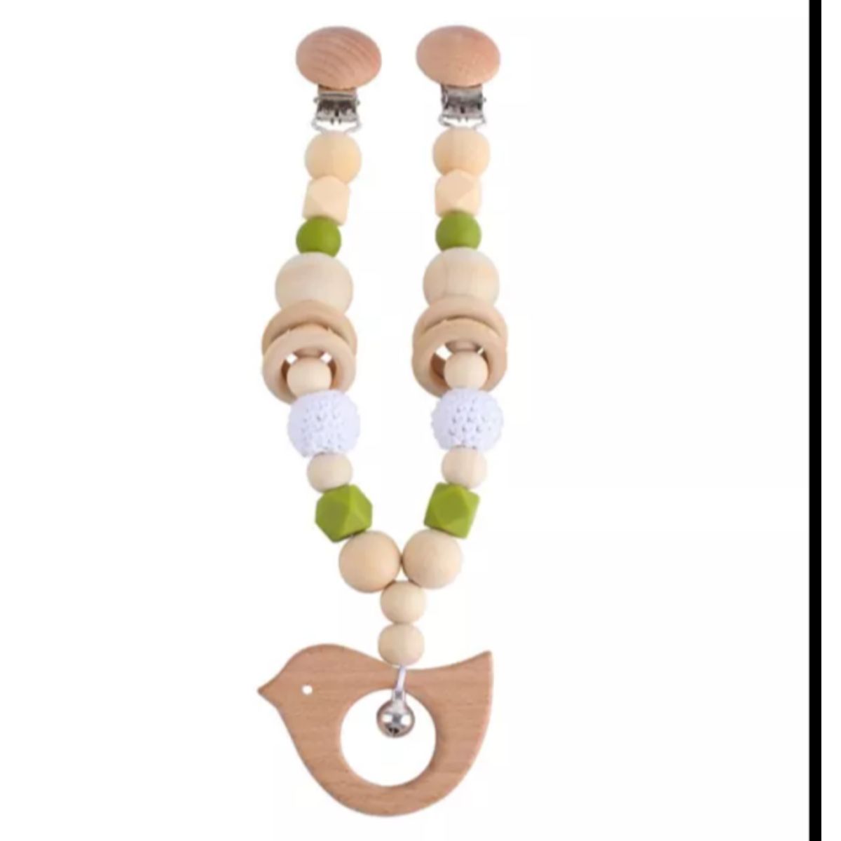 GENERICO - Adorno decoracion modelo ave con broche inteligente pared puerta