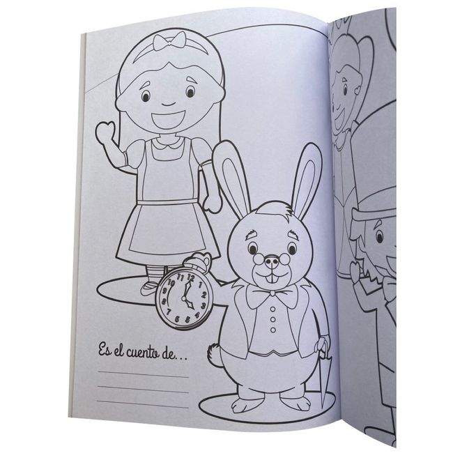 GENERICO - Libro para colorear - Diverpinta - Cuentos Clásicos - Papel Premium