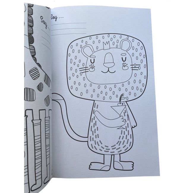 GENERICO - Libro para colorear - Diverpinta - Animales del mundo - Papel Premium