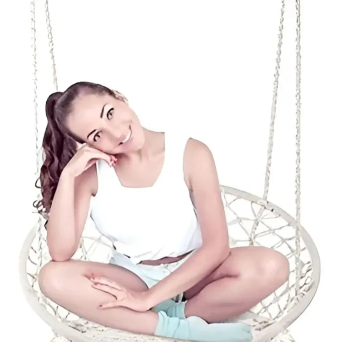 GENERICO - Silla Colgante Terraza Columpio Hamaca Macrame