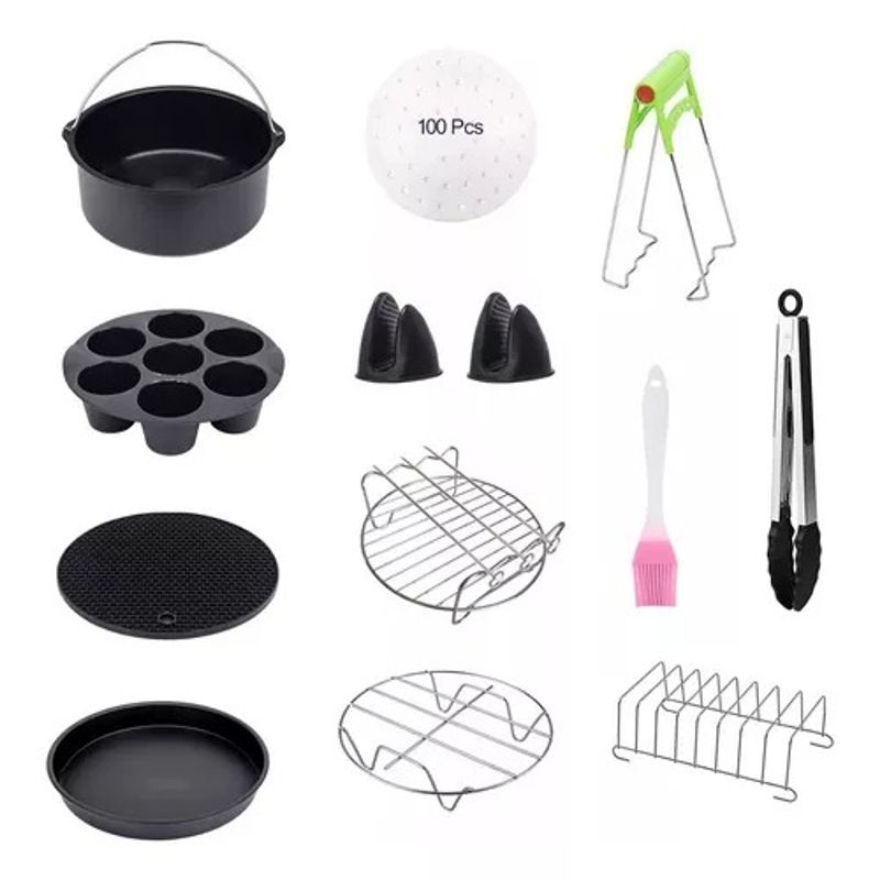 GENERICO - Kit 12 De Accesorios De Freidora De Aire De Calidad 295108