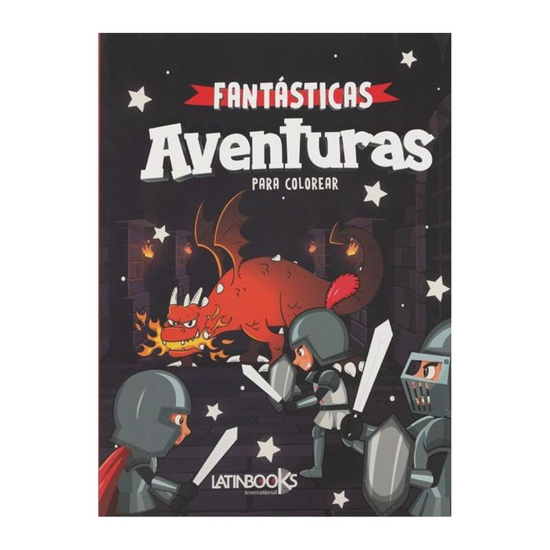 LATINBOOKS - Libro para colorear - Fantásticas Aventuras para colorear
