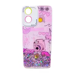 GENERICO - PROTECTOR CARCASA PARA MOTO G04 GEL ANTISHOCK TOP FOTO ROSA
