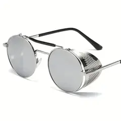 GENERICO - LENTES DE SOL STEAMPUNK METALICO FULL MODA