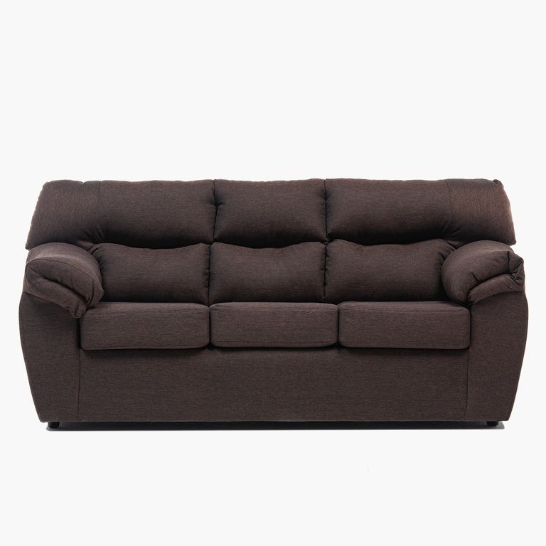 Sofa Zeus 3C Tela Chocolate