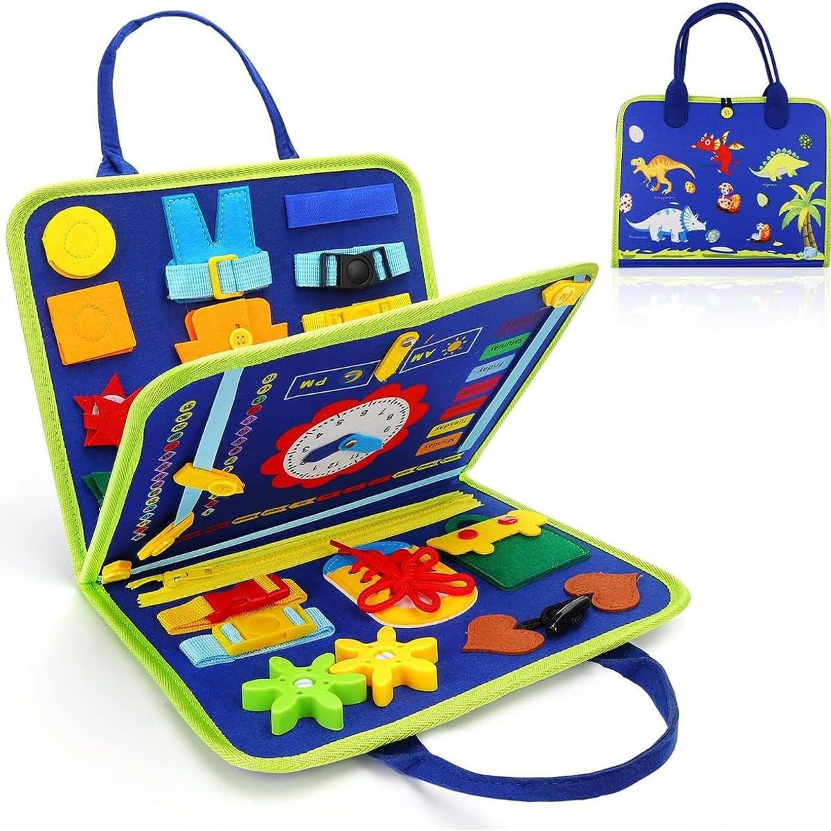 KUANGYE - Tablero Sensoriales Interactivo Montessori Juego Educativo