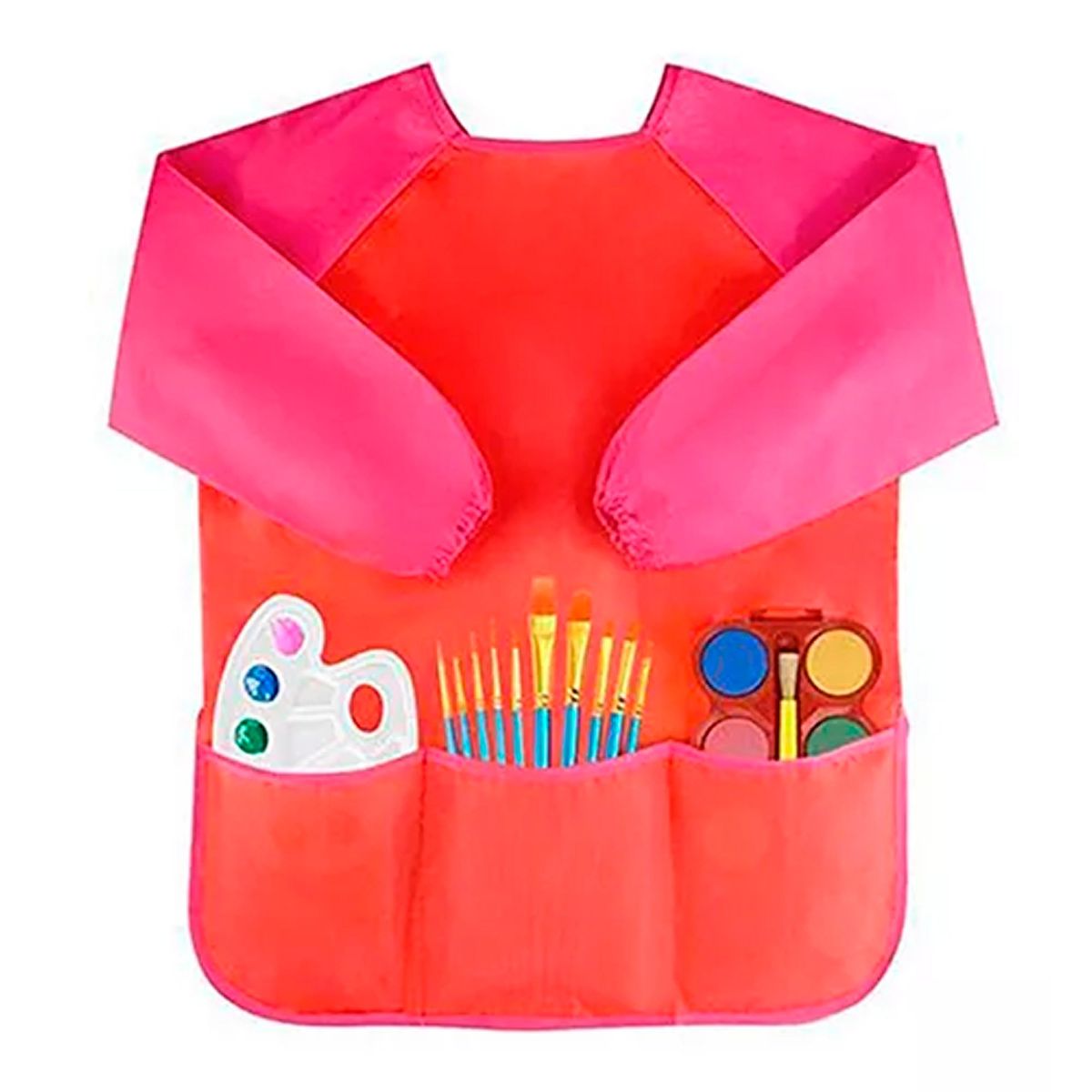 OFERTABKN - Babero Delantal Pechera Niño Niña Manga Larga Impermeable