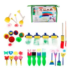 OFERTABKN - Set 29 Esponja Cepillo Brocha Pincel Para Pintar
