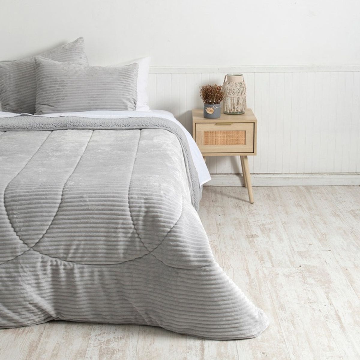 MASHINI - Plumón Corduroy Coral Sherpa 2.0 Plazas