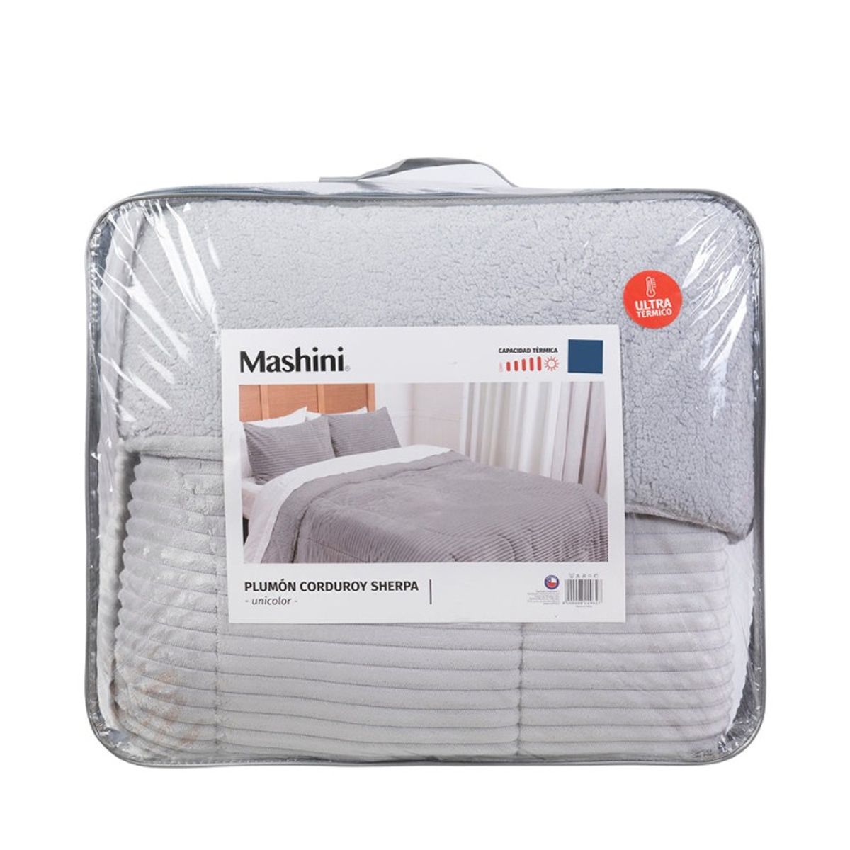 MASHINI - Plumón Corduroy Coral Sherpa 2.0 Plazas