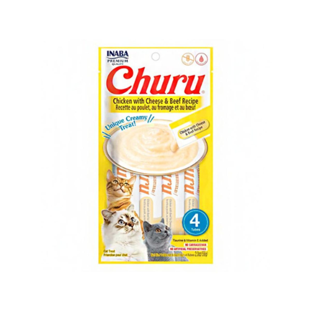 CHURU - Inaba Churu Gato Pollo con Queso y carne 56 g