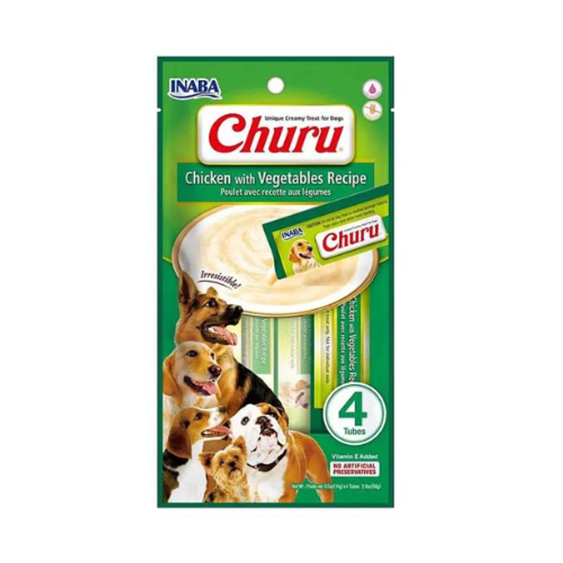 CHURU - Inaba Churu Perro pollo con vegetales 56 g