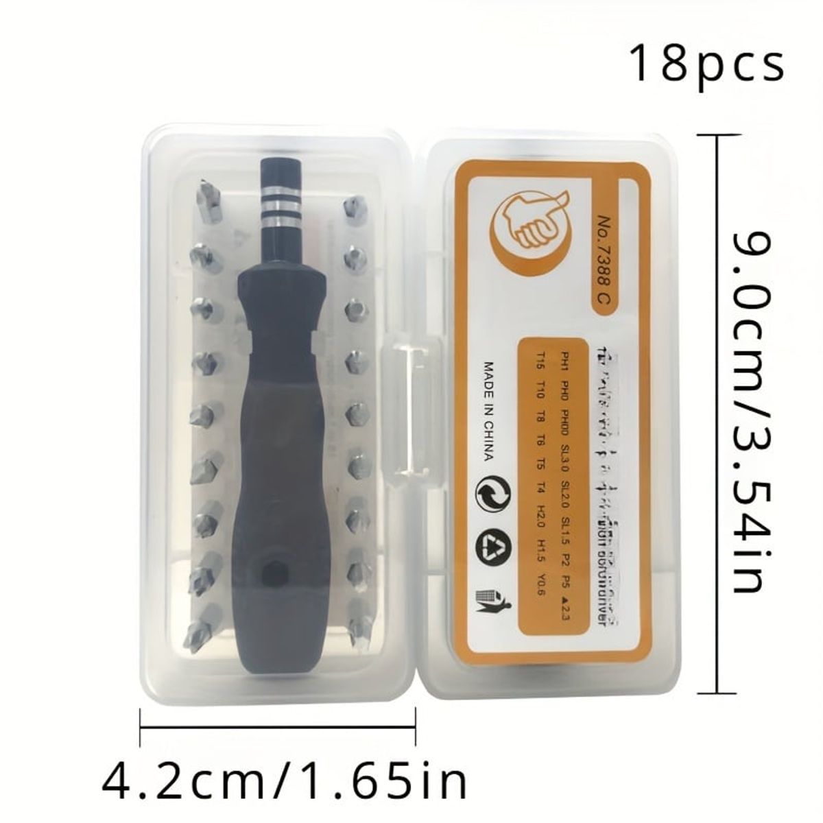 ATURE - Kit Mini Destornilladores Precisión 18 En 1 De Electronica