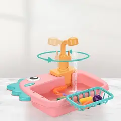 OEM - JUEGO DE LAVAVAJILLA PESCA MAGNETICA DINAMICA ROSA
